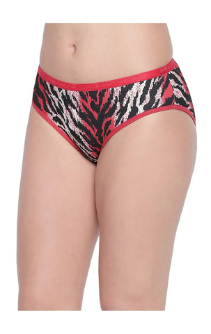 BODYCARE Pack of 3 Premium Printed Hipster Briefs in Assorted Color-6615
