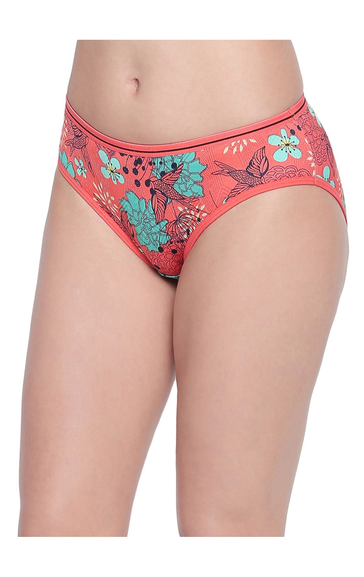 BODYCARE Pack of 3 Premium Printed Hipster Briefs in Assorted Color-6620