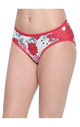 BODYCARE Pack of 3 Premium Printed Hipster Briefs in Assorted Color-6620