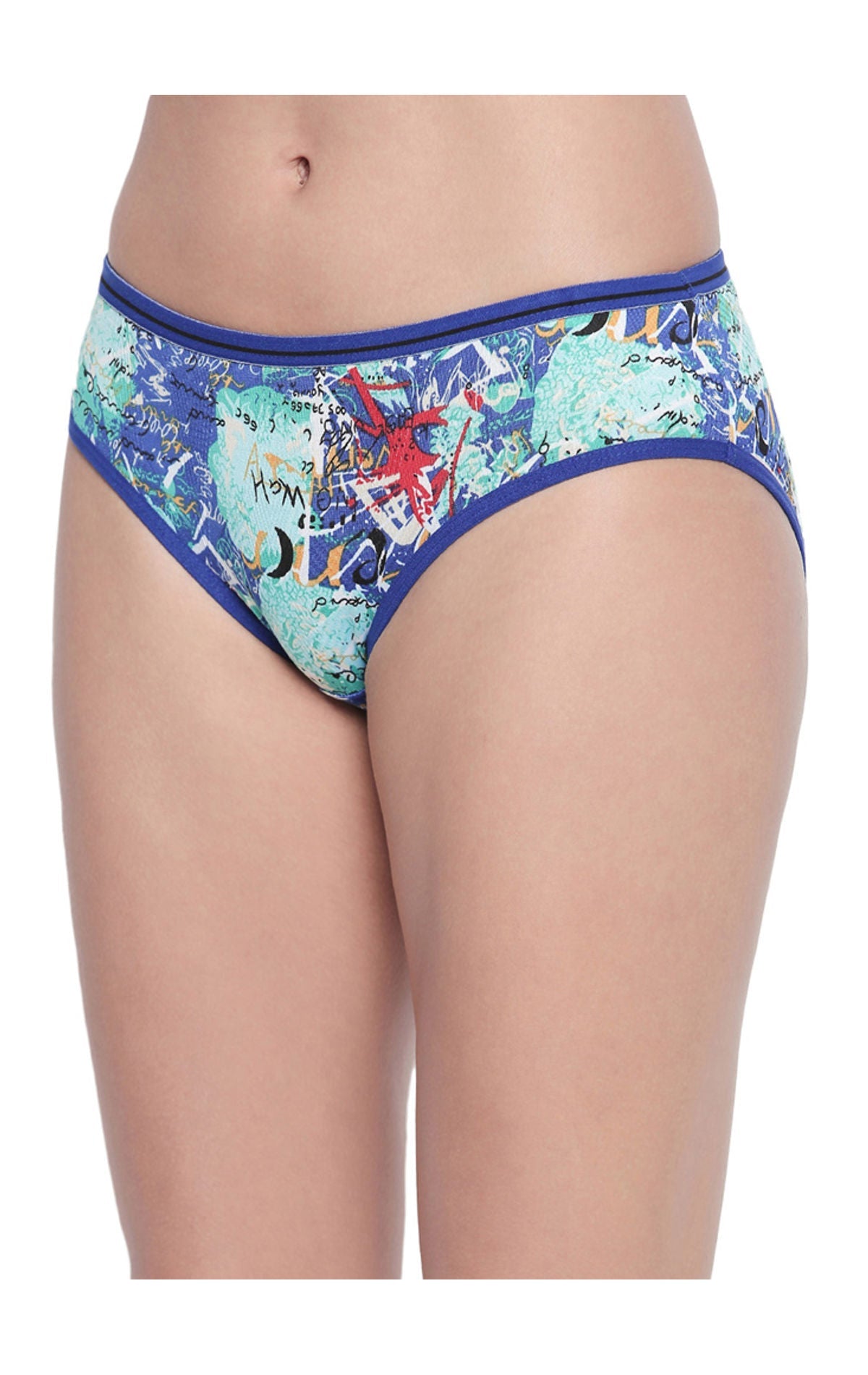 BODYCARE Pack of 3 Premium Printed Hipster Briefs in Assorted Color-6621