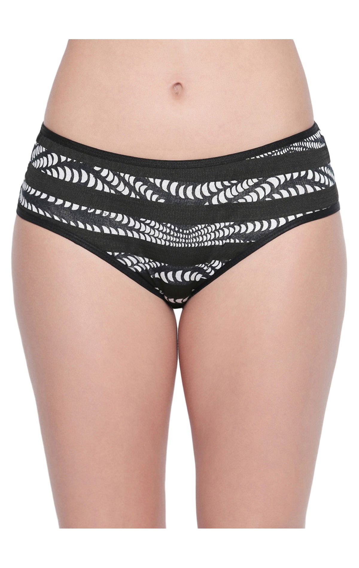 BODYCARE Pack of 3 Premium Printed Hipster Briefs in Assorted Color-6622