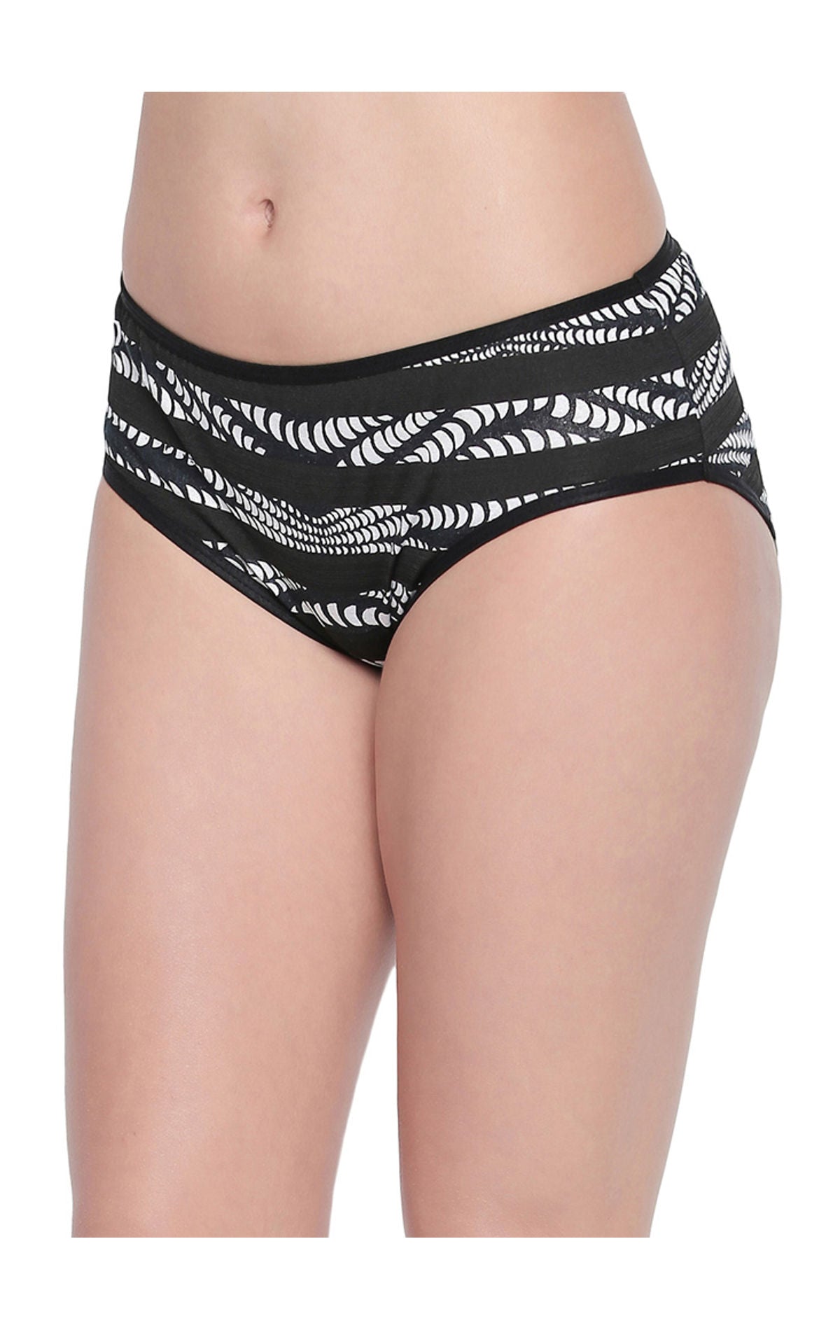 BODYCARE Pack of 3 Premium Printed Hipster Briefs in Assorted Color-6622