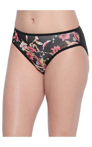 BODYCARE Pack of 3 Premium Printed Hipster Briefs in Assorted Color-6625