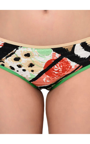 BODYCARE Pack of 3 Hipster Panty in Assorted Print-6630