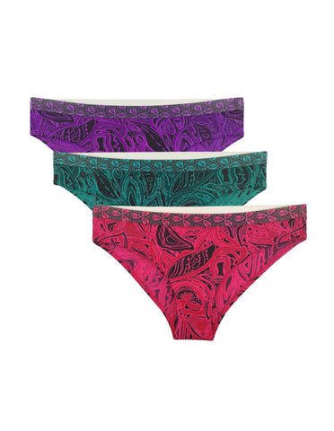 BODYCARE Pack of 3  Assorted Printed Bikini Briefs-6631