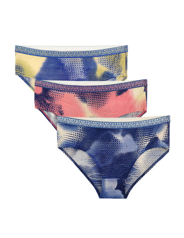 BODYCARE Pack of 3 Premium Printed Hipster Briefs in Assorted Color-6633