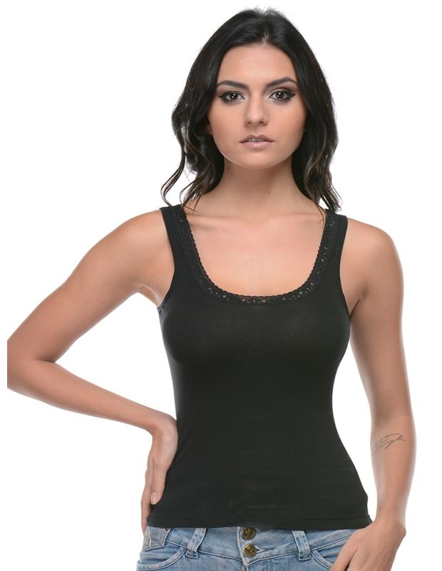 Deep neck Camisole - 66B