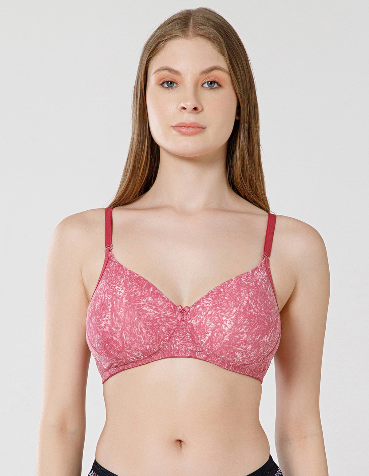 Micro Fabric Wirefree Push Up Full Coverage Bra for All-Day Wear - Mehroon (#6722B-MEH)
