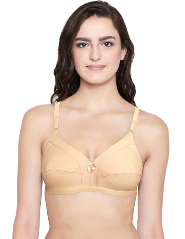 Bodycare Full Coverage,Non Padded Bra-6801-Skin