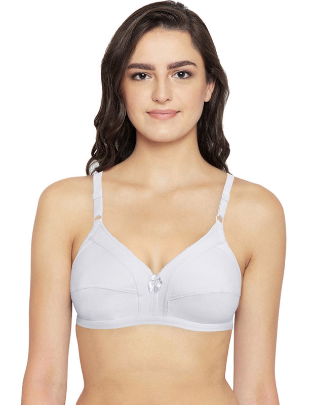 Bodycare Full Coverage,Non Padded Bra-6801-White