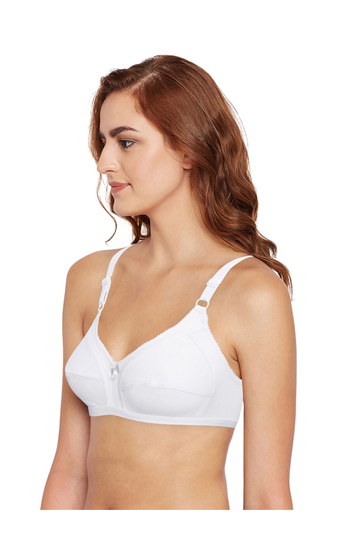 Bodycare Full Coverage,Non Padded Bra-6801-White