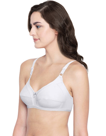 Bodycare Full Coverage,Non Padded Bra-6801-White