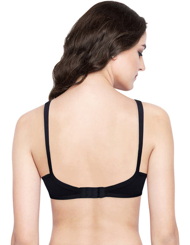 Bodycare Full Coverage,Non Padded Bra-6801-Black