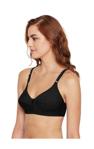 Bodycare Full Coverage,Non Padded Bra-6817-Black