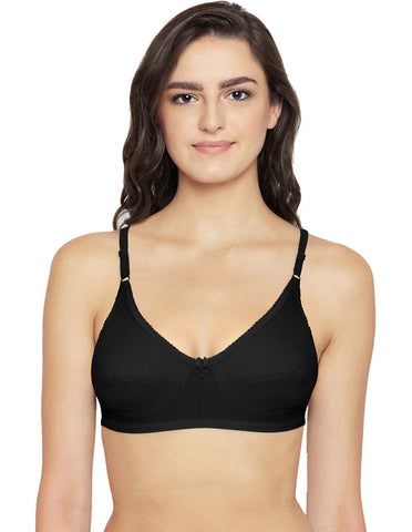 Bodycare Full Coverage,Non Padded Bra-6817-Black