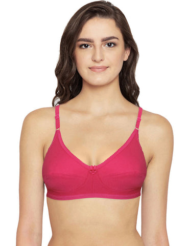 Bodycare Full Coverage,Non Padded Bra-6817-Coral