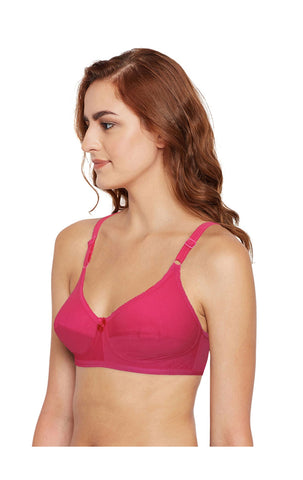 Bodycare Full Coverage,Non Padded Bra-6817-Coral