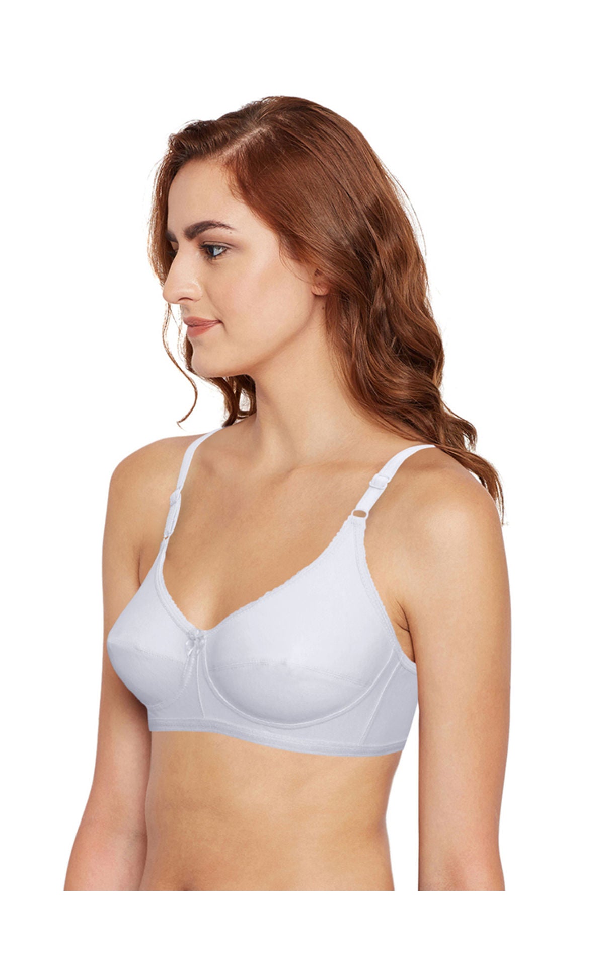 Bodycare Full Coverage,Non Padded Bra-6817-White