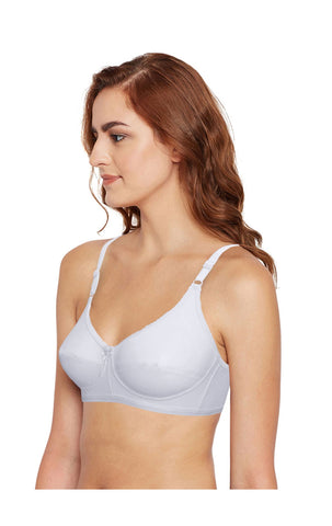 Bodycare Full Coverage,Non Padded Bra-6817-White