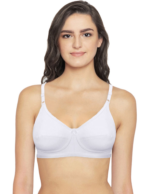 Bodycare Full Coverage,Non Padded Bra-6817-White