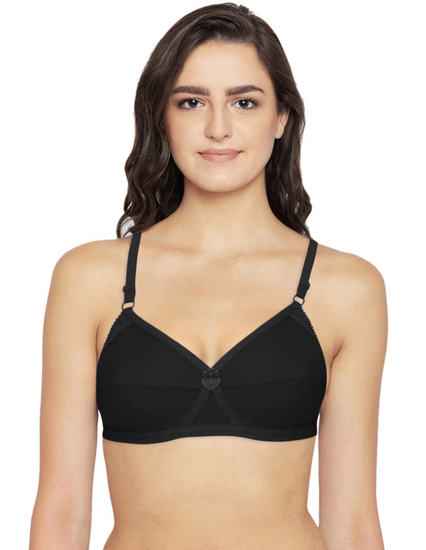 Bodycare Full Coverage,Non Padded Bra-6824-Black