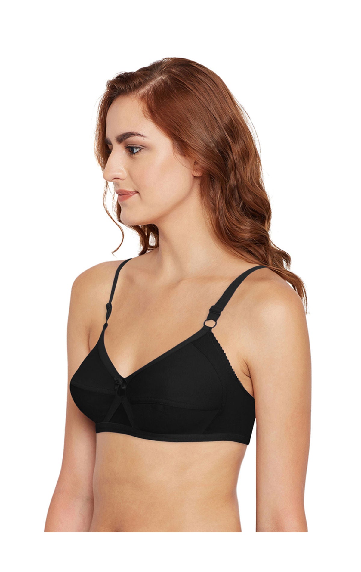 Bodycare Full Coverage,Non Padded Bra-6824-Black