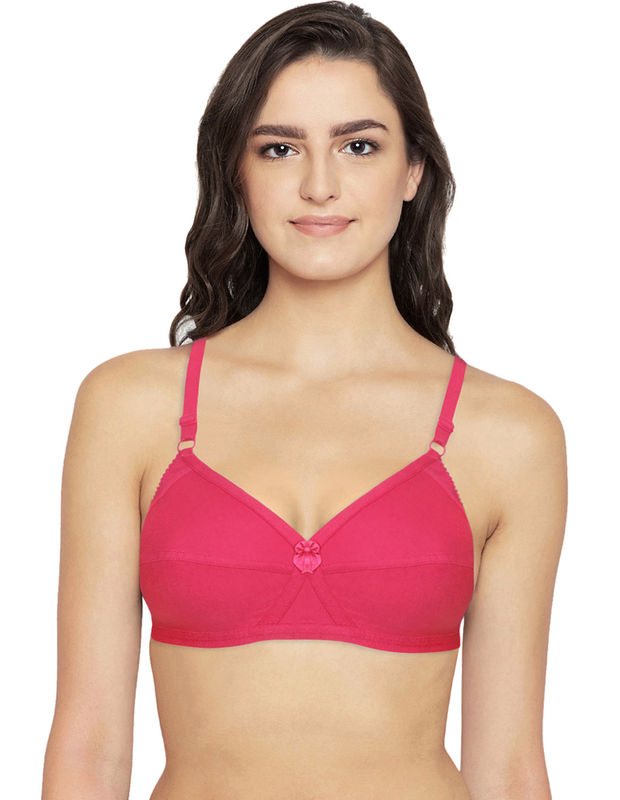 Bodycare Full Coverage,Non Padded Bra-6824-Coral