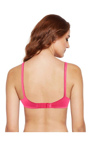 Bodycare Full Coverage,Non Padded Bra-6824-Coral