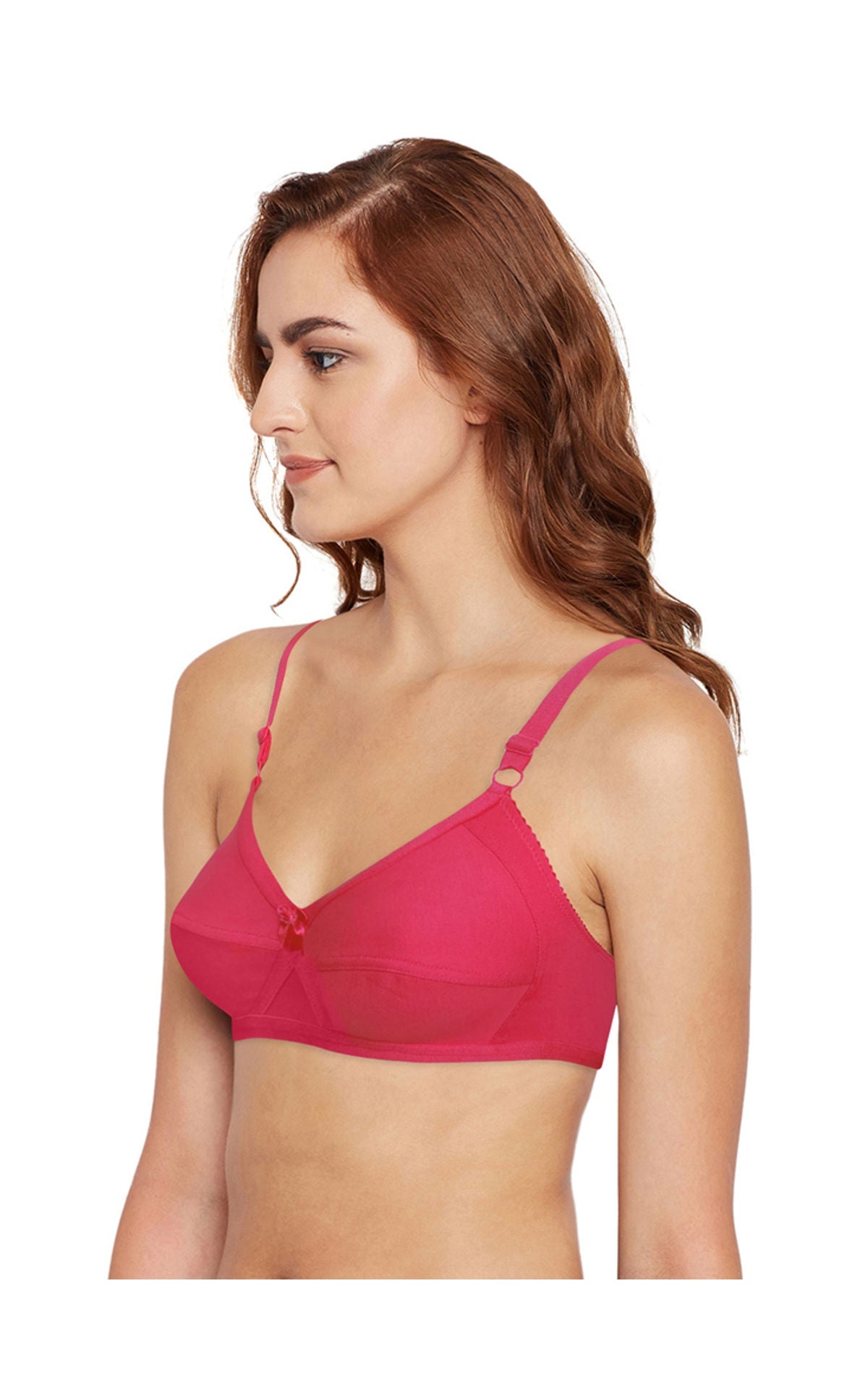 Bodycare Full Coverage,Non Padded Bra-6824-Coral