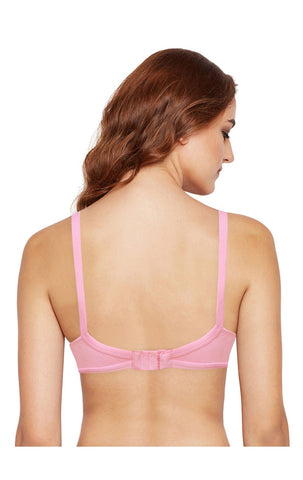 Bodycare Full Coverage,Non Padded Bra-6824-Pink