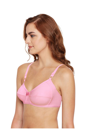 Non Padded Bra-6824-Pink