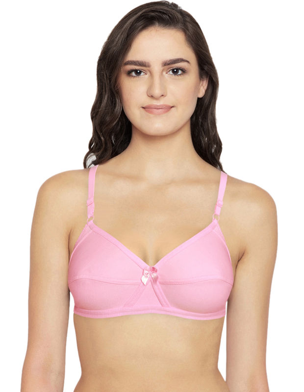 Bodycare Full Coverage,Non Padded Bra-6824-Pink