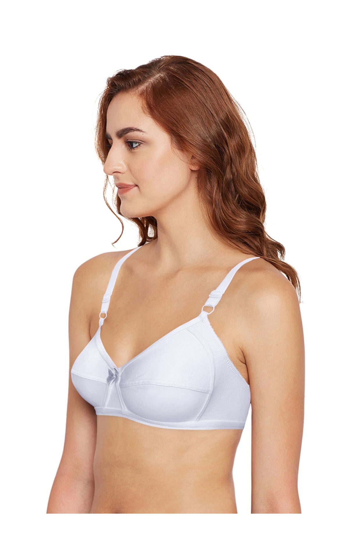 Bodycare Full Coverage,Non Padded Bra-6824-White