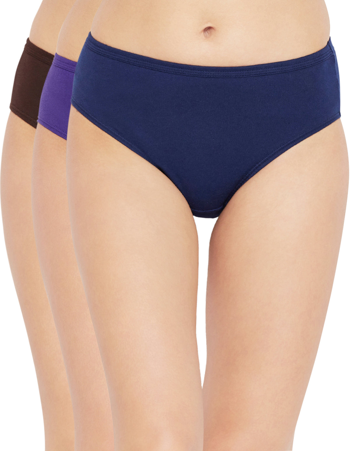 Pack of 3 Bodycare Assorted Cotton Hipster Briefs-70D