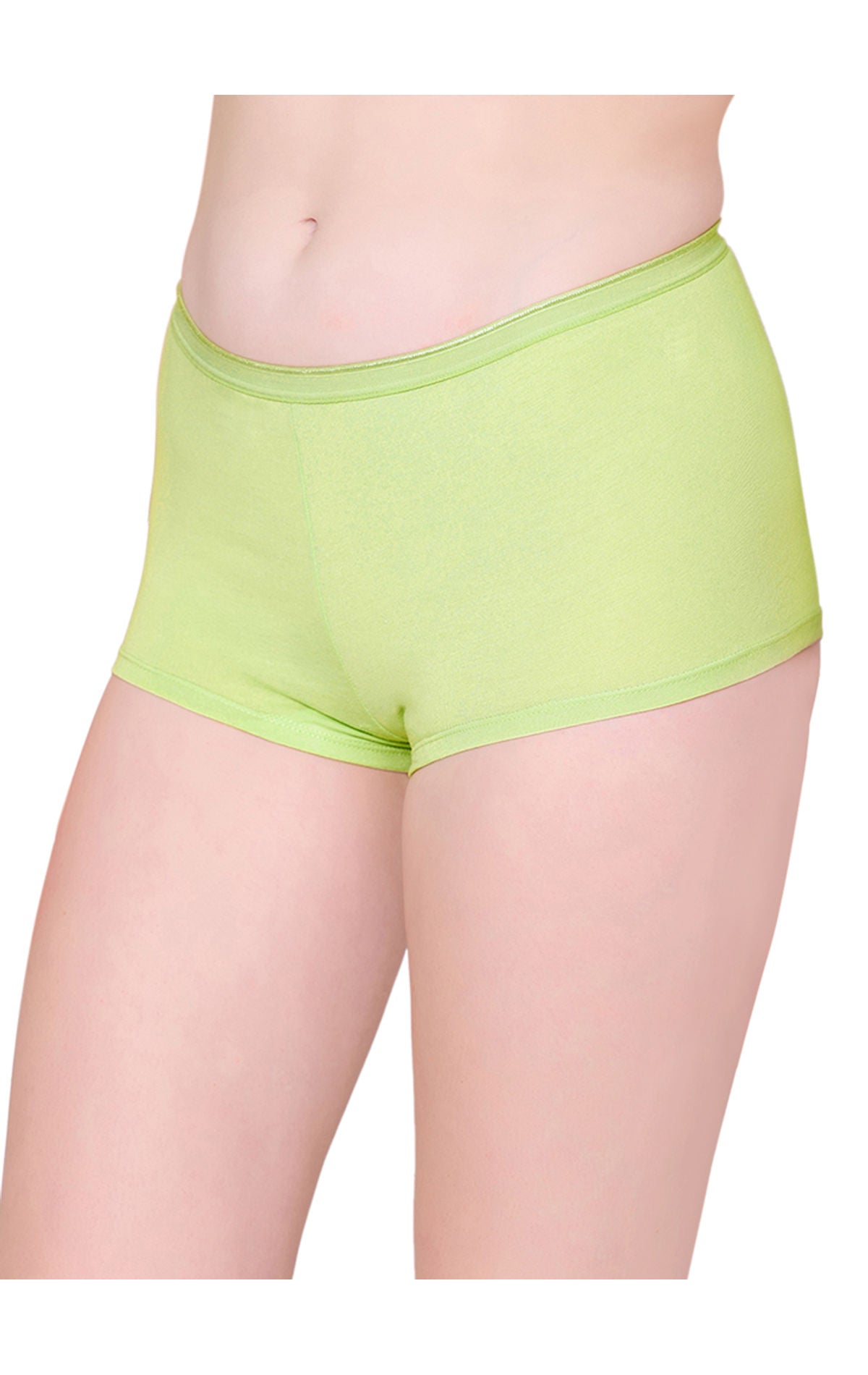 Bodycare Womens Cotton Spandex Multicolor Solid SHORTY Briefs-Pack of 3 (E-7C-PILEPE-3Pcs)