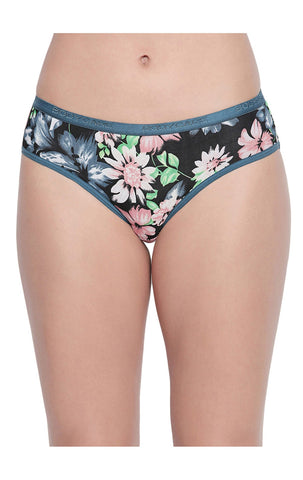 BODYCARE Pack of 3 Printed Hipster Briefs in Assorted Color-8001