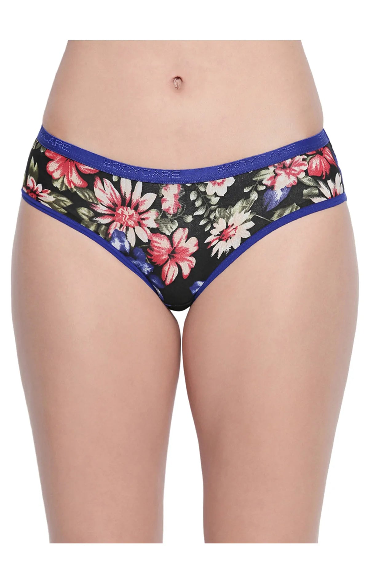 BODYCARE Pack of 3 Printed Hipster Briefs in Assorted Color-8001