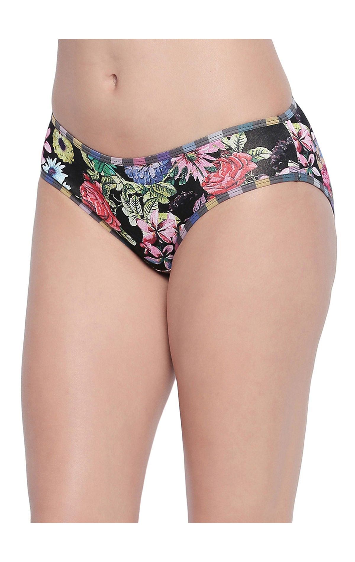 BODYCARE Pack of 3 Printed Hipster Briefs in Assorted Color-8003