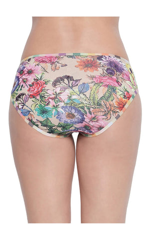 BODYCARE Pack of 3 Printed Hipster Briefs in Assorted Color-8003