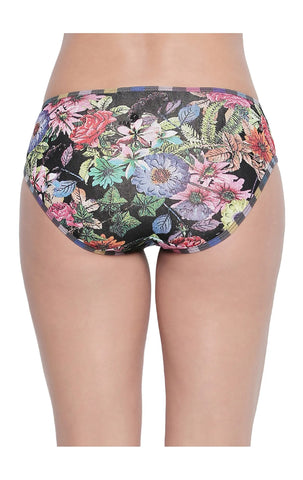 BODYCARE Pack of 3 Printed Hipster Briefs in Assorted Color-8003