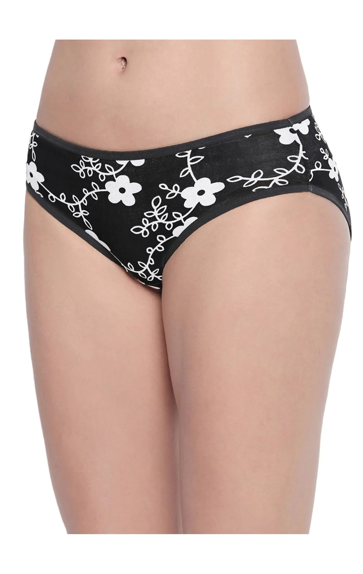 BODYCARE Pack of 3 Premium Printed Hipster Briefs in Assorted Color-8005