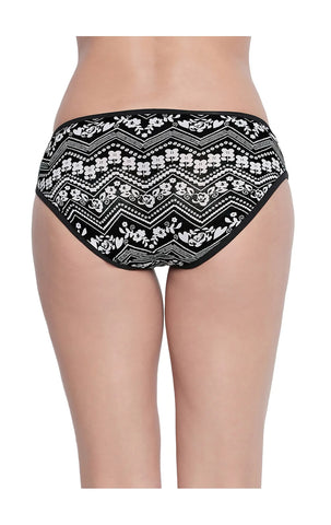 BODYCARE Pack of 3 Premium Printed Hipster Briefs in Assorted Color-8005