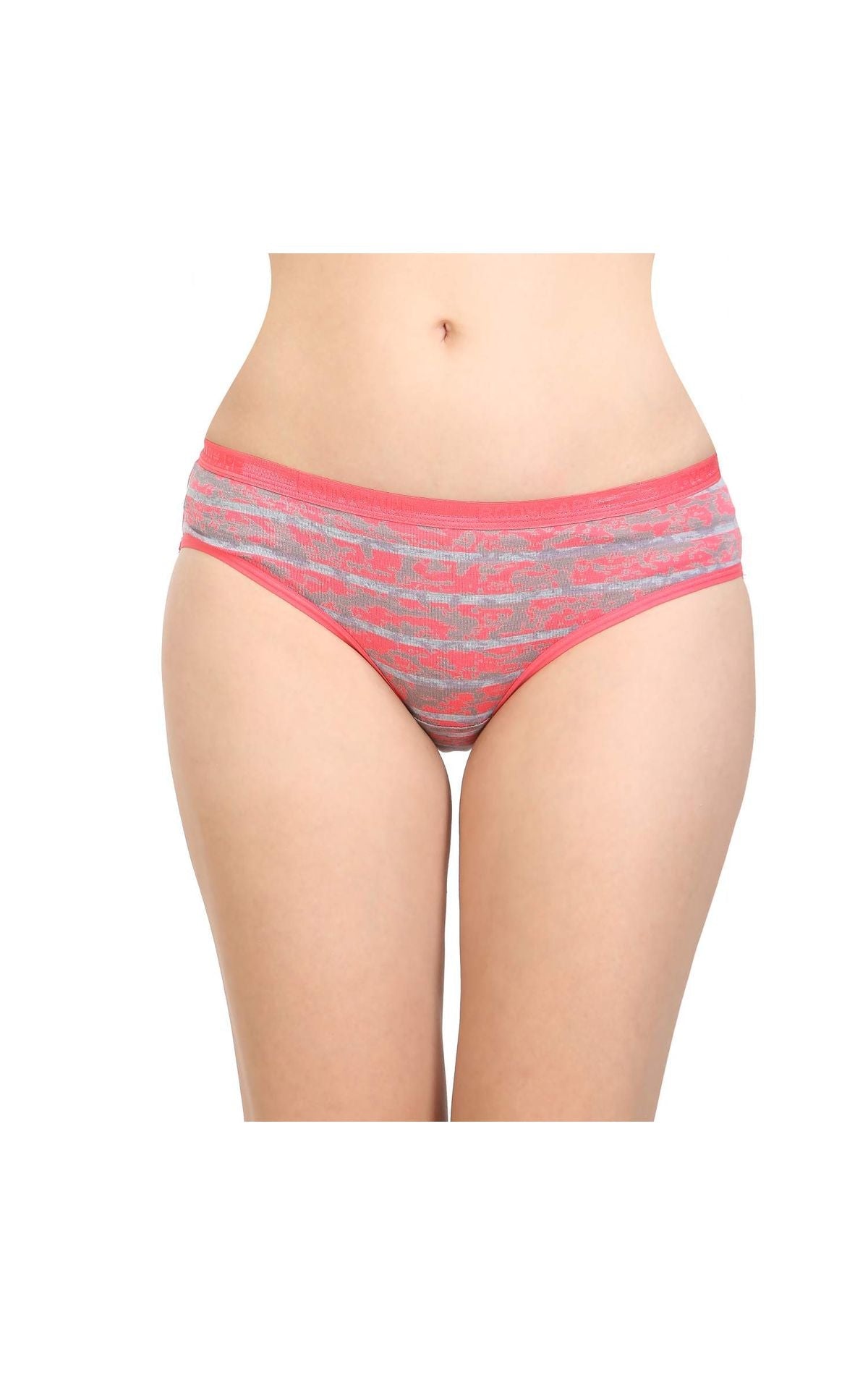 Bodycare 100% Cotton Printed High Cut Panty
