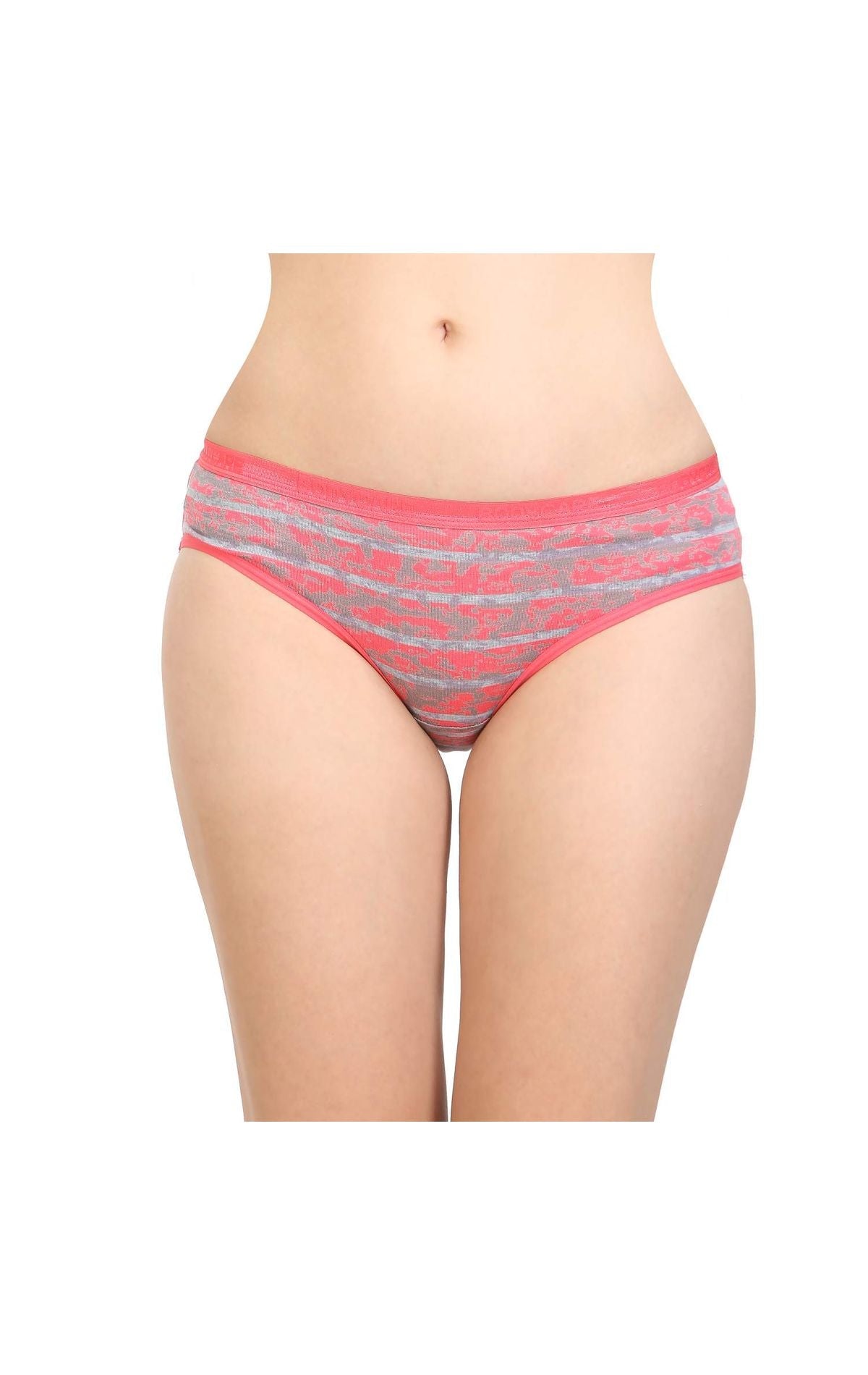 Bodycare 100% Cotton Printed High Cut Panty