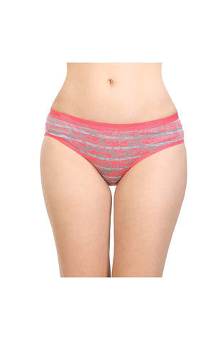 Bodycare 100% Cotton Printed High Cut Panty