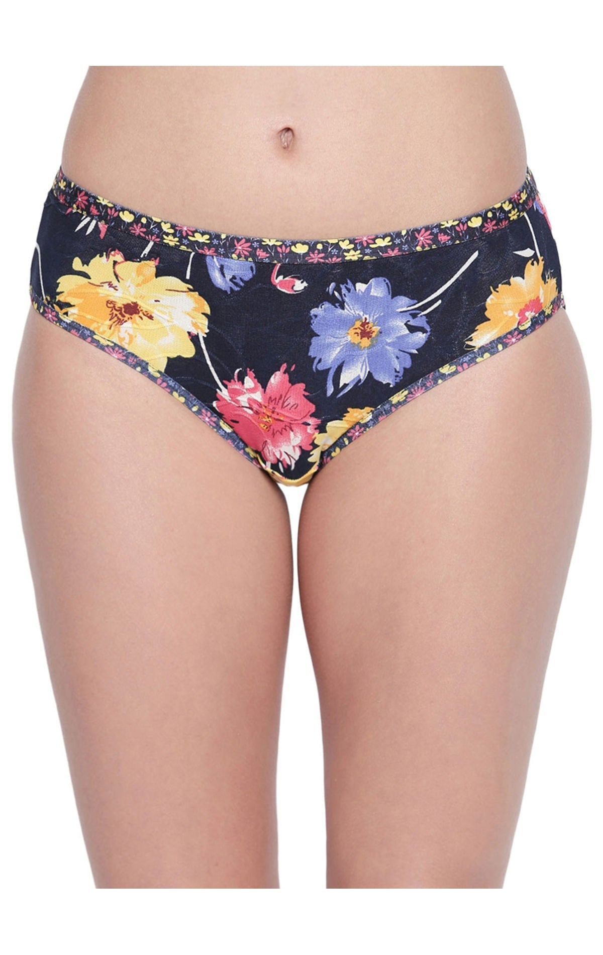 BODYCARE Pack of 3 Premium Printed Hipster Briefs in Assorted Color-8022