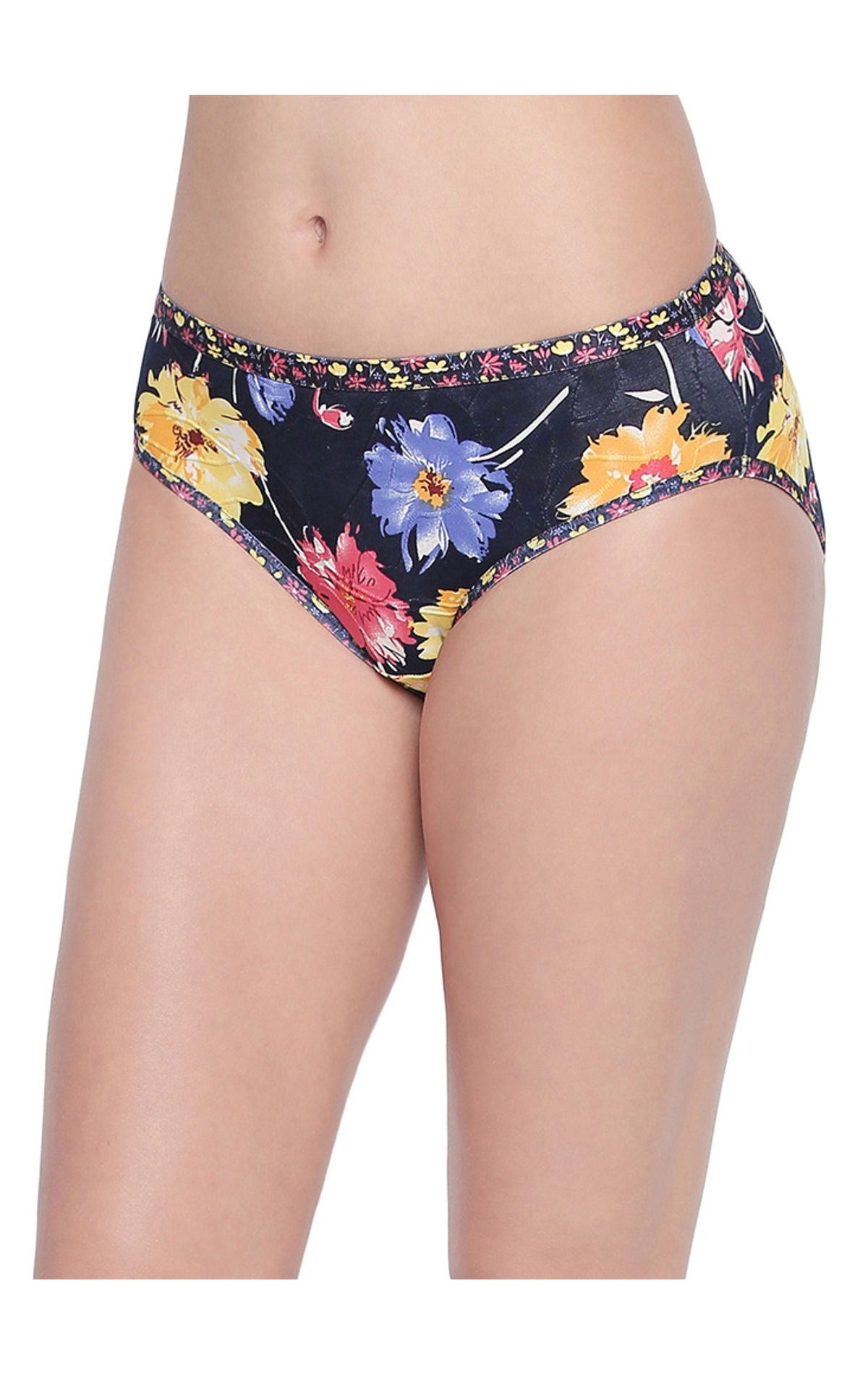 BODYCARE Pack of 3 Premium Printed Hipster Briefs in Assorted Color-8022