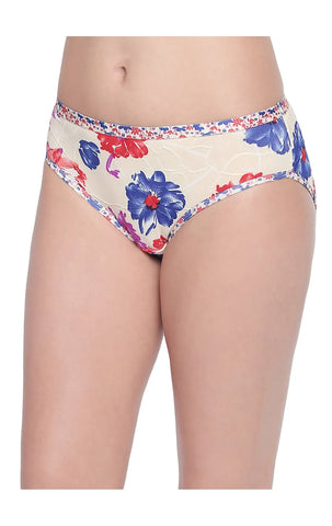 BODYCARE Pack of 3 Premium Printed Hipster Briefs in Assorted Color-8022