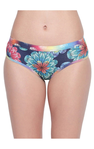 BODYCARE Pack of 3 Printed Hipster Briefs in Assorted Color-8024