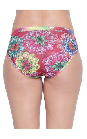 BODYCARE Pack of 3 Printed Hipster Briefs in Assorted Color-8024